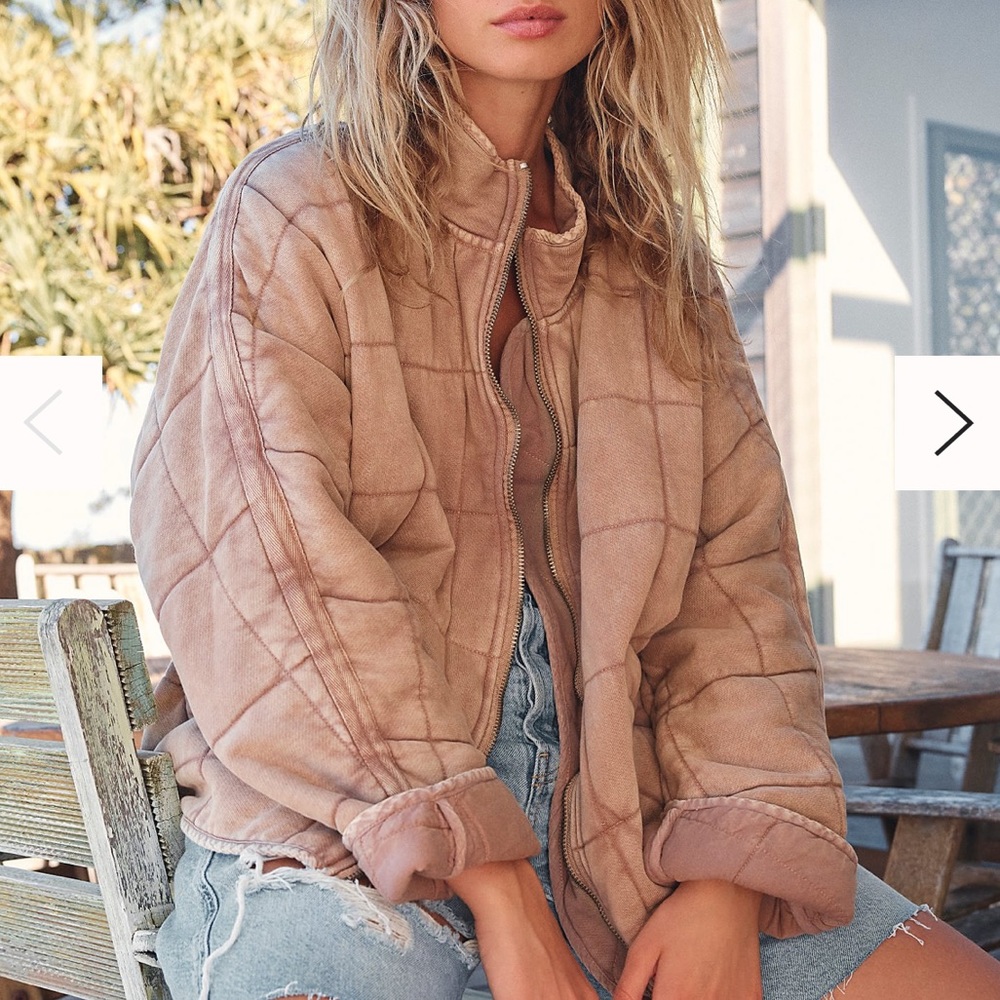 NWT Free People Dolman Quilted Knit Jacket - Picture 1 of 10